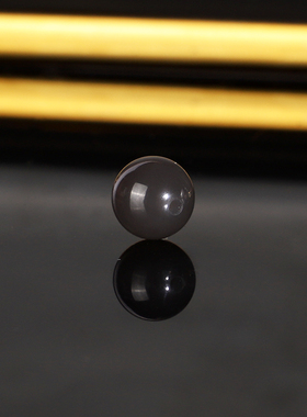 新疆和田玉烟紫散珠8mm 2543号 烟紫羊脂玉配珠隔珠 一物一图
