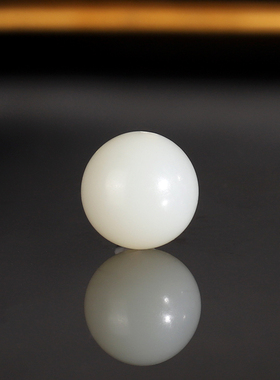 天然新疆和田白玉散珠10mm 58号 猪油膏羊脂白玉配饰单珠油润配珠