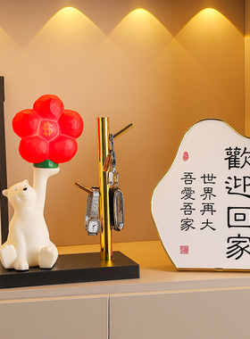 新年创意北极熊马上有钱小夜灯