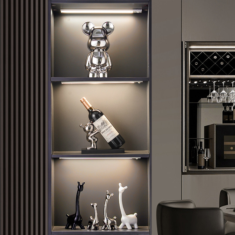 轻奢高档一家四口小鹿摆件高端大气客厅电视酒柜高级感家居装饰品,淘宝优惠券,粉丝福利购,淘宝优惠卷