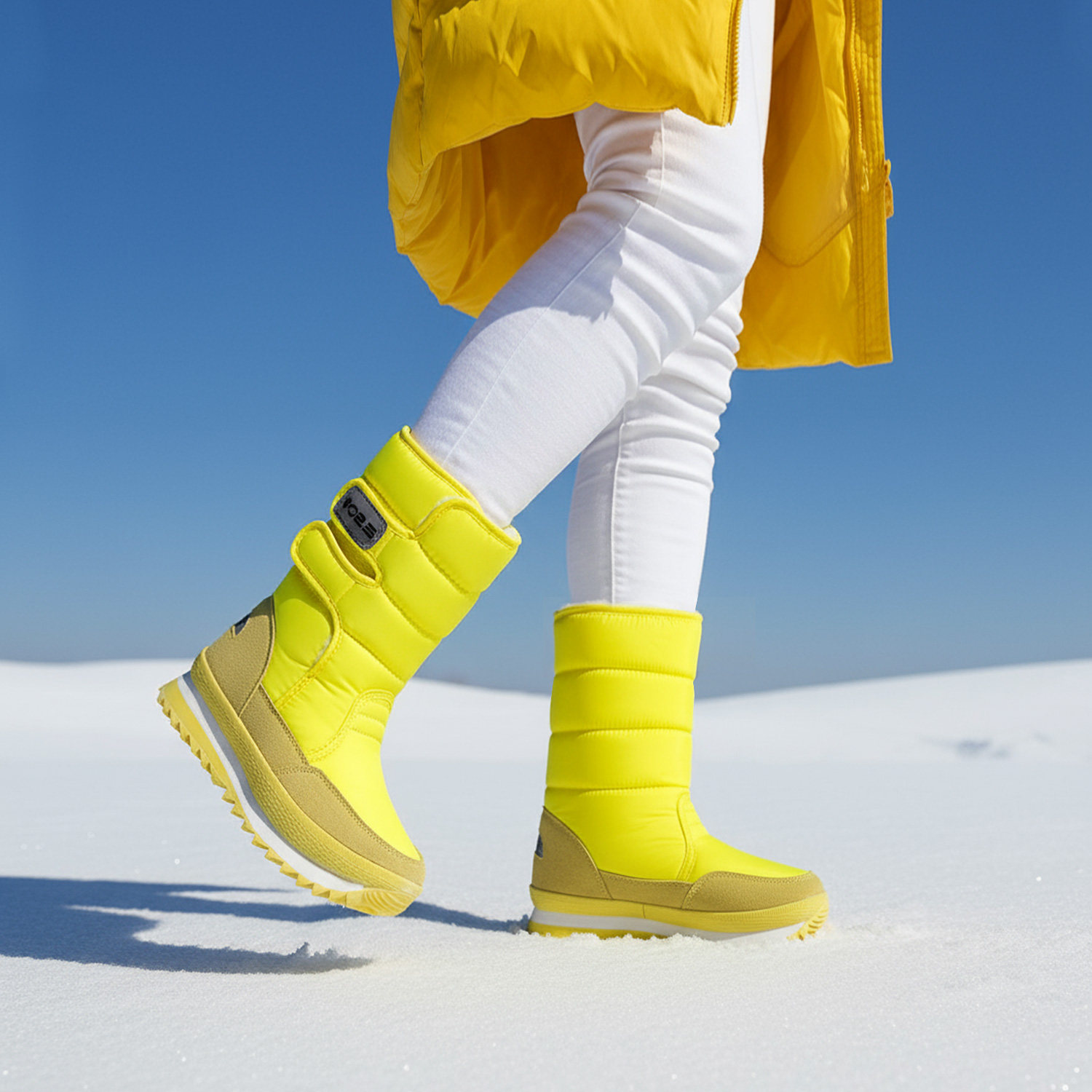 2025冬季加厚雪地靴女加绒保暖防水防滑东北户外棉鞋东北滑雪靴,淘宝优惠券,粉丝福利购,淘宝优惠卷