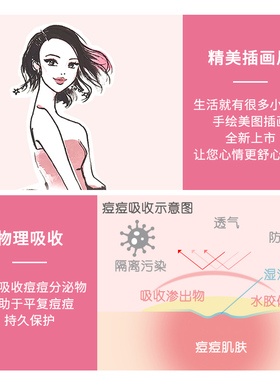 祛痘3M痘痘贴男女净痘防水超薄