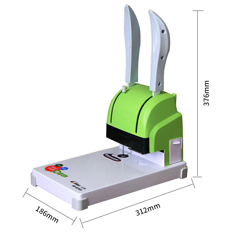 金典GD-XC103装订机财务凭证装订机手动票据打孔机铆管热压封装 - 图1