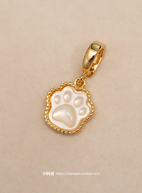 可爱猫爪吊坠可拆卸项坠