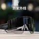 GUB transparent color-changing anti-fog cycling glasses for day and night use