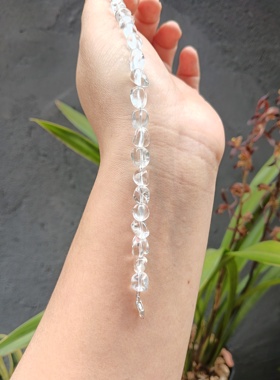 福利款包邮天然白水晶手链女款水晶手链