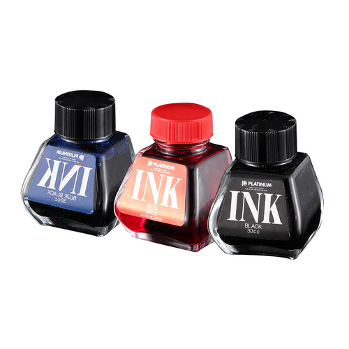 败家实验室 日本白金INK-400非碳素不堵笔染料黑色钢笔墨水 - 图3