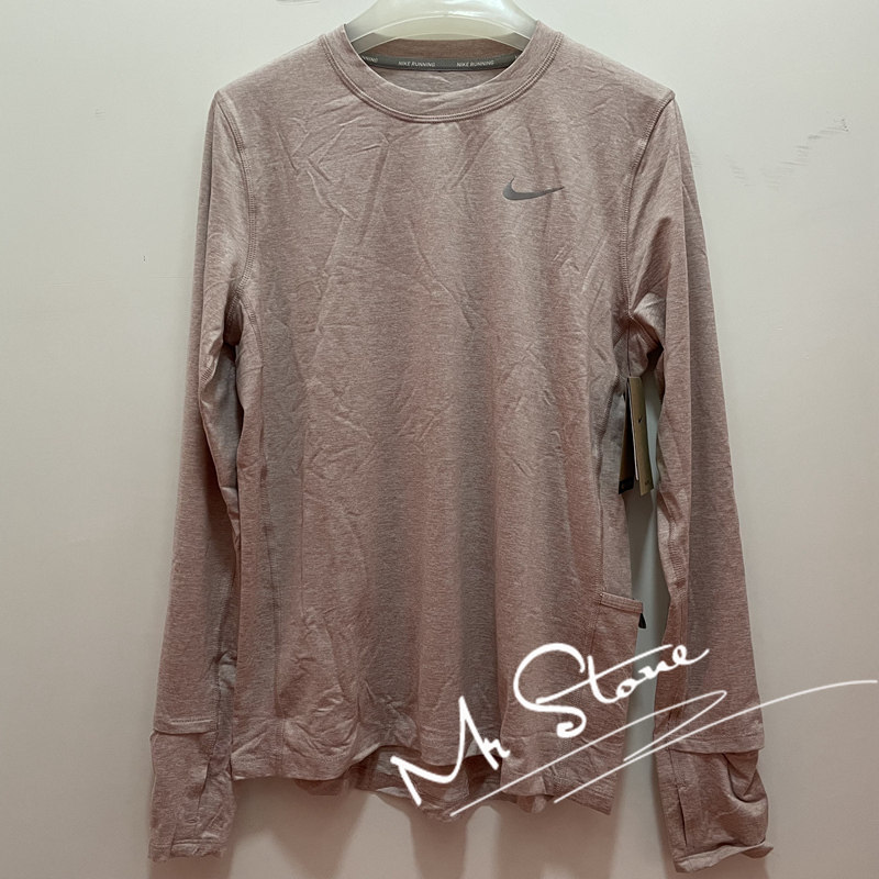 NIKE/耐克 女子春秋圆领速干跑步训练健身针织长袖T恤CU3278-393,淘宝优惠券,粉丝福利购,淘宝优惠卷