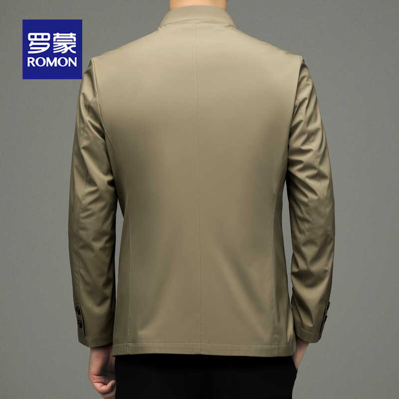Luo Meng middle-aged and elderly 2024 new jacket stand collar