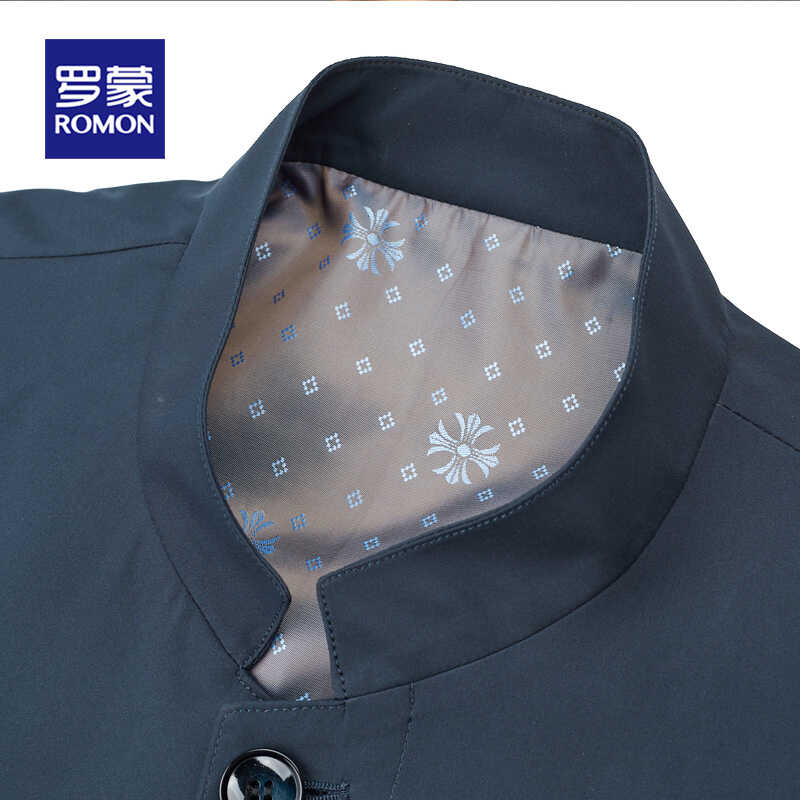 Luo Meng middle-aged and elderly 2024 new jacket stand collar