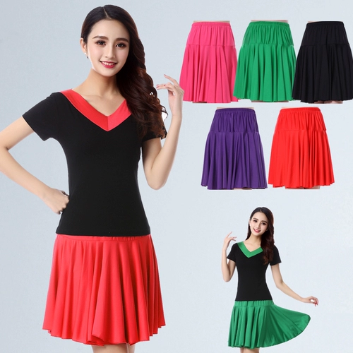 Комплект, летняя юбка, танцующая мини-юбка, спортивный костюм