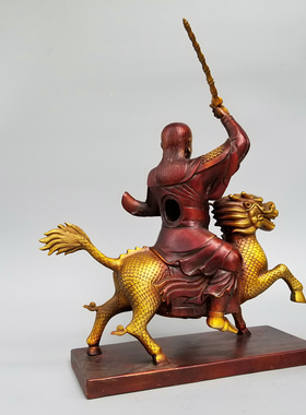 黄铜大号雷祖铜像南极长生大帝