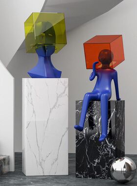 匠十三艺术思想囚笼人物雕塑摆件