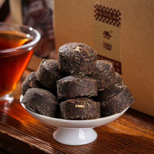 1000克 糯米香熟沱茶 秀沏云南勐海糯香普洱小沱茶 糯米香熟茶叶 - 图1