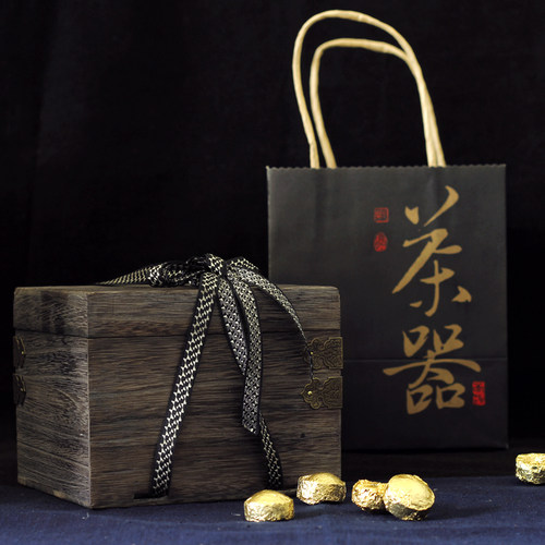 500g 金芽沱迷你小沱茶 秀沏云南普洱茶叶 云南普洱茶熟茶黑茶叶 - 图2