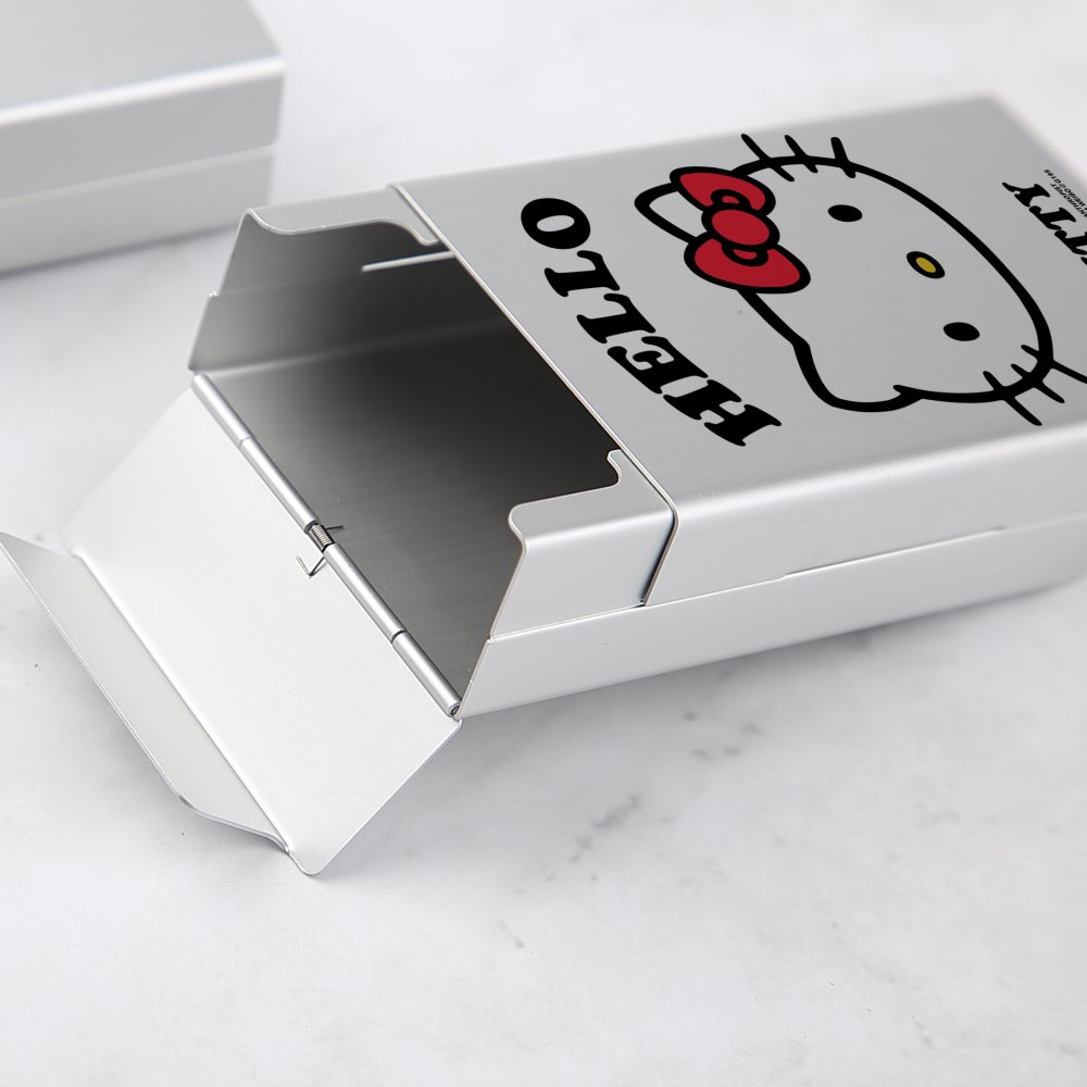 新款helloKitty铝合金男士女士烟盒 装yan盒子 可定制图案照片 - 图2