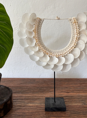 浮光ins风手工贝壳装饰摆件