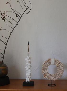 北欧风手工天然贝壳摆件