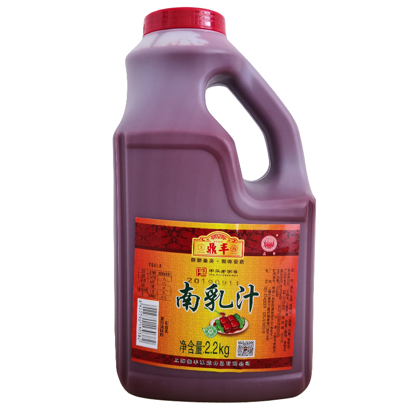 上海鼎丰南乳汁2.2kg 红方腐乳汁 炖东坡肉红烧肉调料 正宗腐乳酱 - 图2