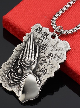 复古做旧发型师夜店酒吧街舞项链