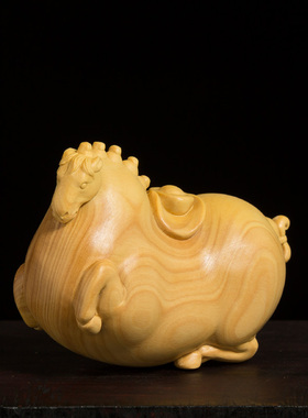 随身生肖小摆件马上有钱工艺品