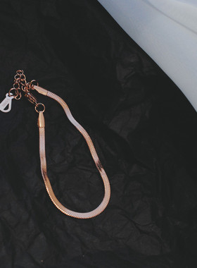 14k包金ins风防过敏不掉色手链