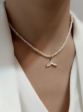 原创设计14K镀金人鱼公主巴洛克