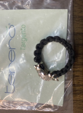 中古vintage全新 猫头鹰戒指手编