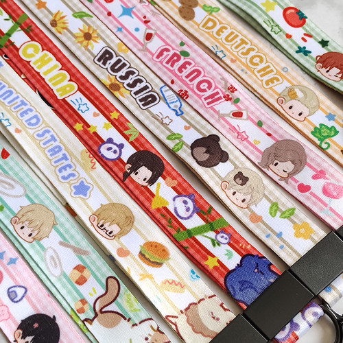 APH黑塔利亚手机壳挂绳挂件同人周边露西亚王耀阿尔亚瑟钥匙扣 - 图2