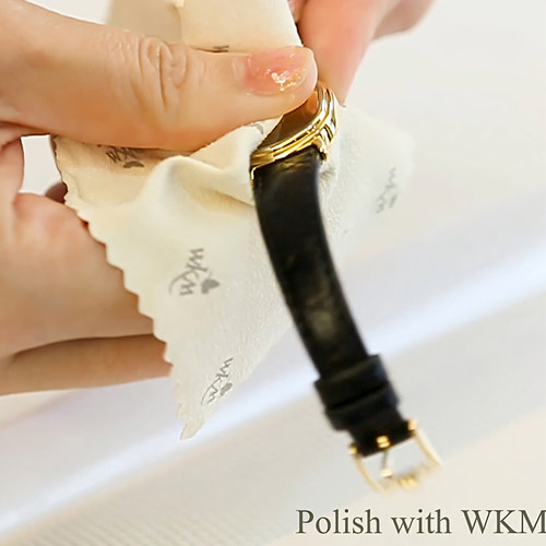 进口金银铜首饰手表抛光布翻新金属划痕修复戒指不锈钢打磨布增亮 - 图0