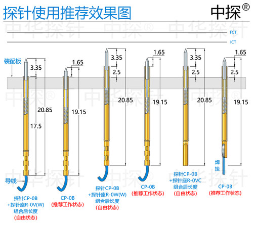 烧录机探针 CP-0 P50 P-0探针 硬质SK4   烧录器探针 点胶机 - 图2
