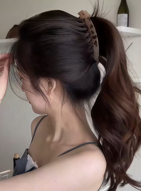 香蕉夹女一字夹扭扭夹高马尾发夹