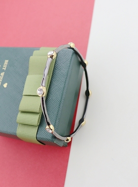 欧美黑色轻奢手镯时尚百搭个性独特设计气质高级感