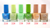 6 chai sơn móng tay môi trường quốc gia bk sơn móng tay 25-42 màu 8ML màu sơn móng tay 8ML - Sơn móng tay / Móng tay và móng chân nail màu hồng thạch Sơn móng tay / Móng tay và móng chân
