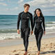 Sun protection quick-drying surfing snorkeling split couple swimsuits