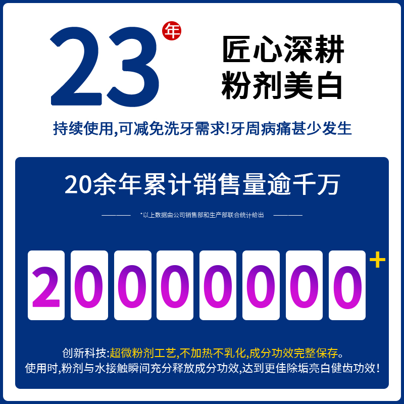 喜得白牙素去黄洗白洗牙齿污垢牙粉 喜得牙粉