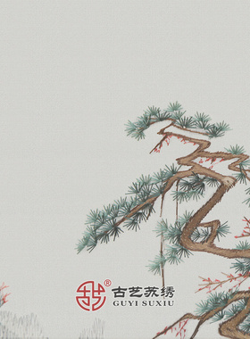 古艺苏绣摆件山水高端毕业礼品