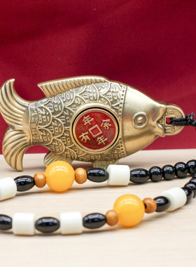 代代有福福字招财镇宅铜摆件