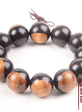 天然黑檀木佛珠念珠男女款