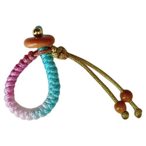 纯手工编织配件扣子 手链编绳扣手串配饰连接扣 滴溜跑环扣头配件 - 图3