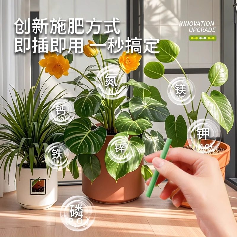 植物缓释营养棒养花通用型化肥家用室内盆栽复合肥料养花卉绿植,淘宝优惠券,粉丝福利购,淘宝优惠卷