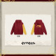 Li Ning sweatshirts ສໍາ​ລັບ​ຜູ້​ຊາຍ​ແລະ​ແມ່​ຍິງ 2025 ພາກ​ຮຽນ spring Forbidden City ຮ່ວມ​ກັນ​ເປັນ​ປົກ​ກະ​ຕິ​ຊຸດ​ກິ​ລາ​ແຂນ​ຍາວ​ສີ​ແດງ AWDVQ01