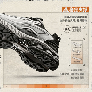 李宁扶摇2.0 Trail男女减震回弹稳定支撑复古慢跑鞋ARXU011