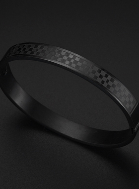 格纹手链男款小众设计高级感美式