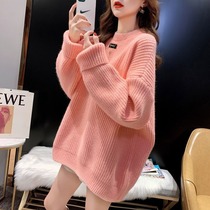 Online Red Gestation Woman Clothing Fall Lazy Wind Outside of Fashion Style Loose Retro-Clothing Blouse Blouse Women Pregnant Women Sweaters