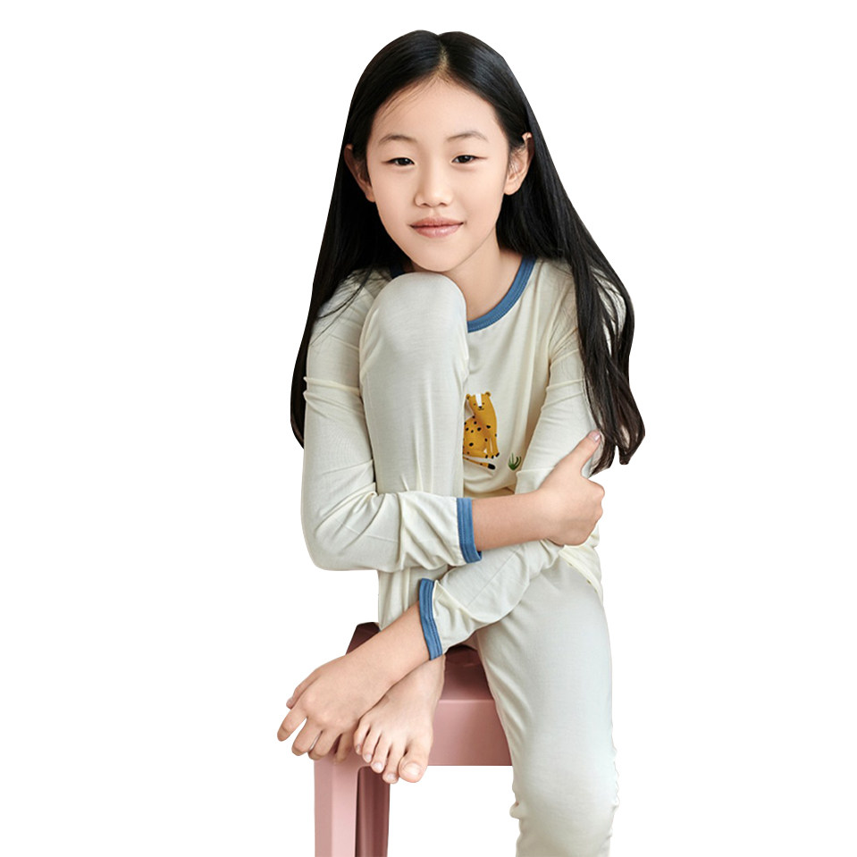 Yazan autumn and winter long-sleeved suit boys and girls home clothes