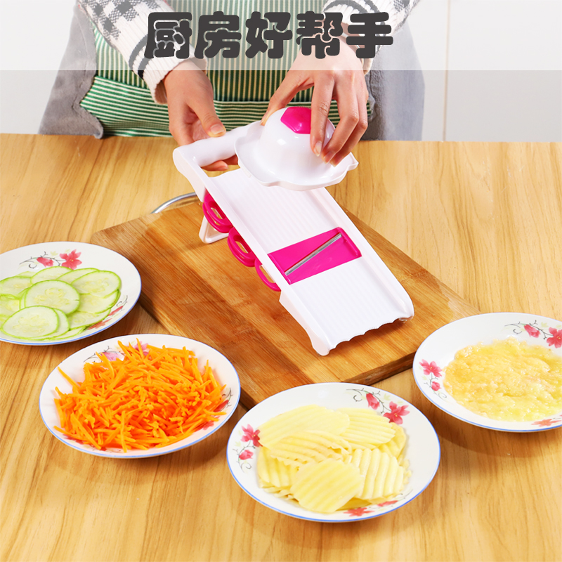切菜神器多功能家用厨房刨丝器萝卜丝刮削土豆丝切丝器切片擦菜板 - 图2