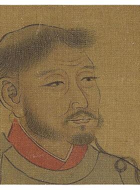 辽李赞华.射骑图古代工笔人物画横幅挂画高清复制装饰画临摹手稿