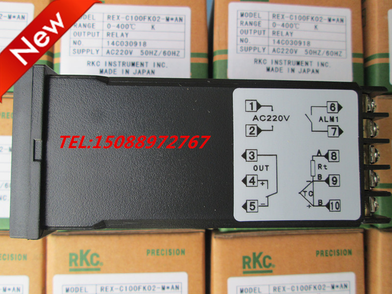 RKC温度控制器REX-C100全智能PID数显温控仪表上下限回差温控器 - 图0