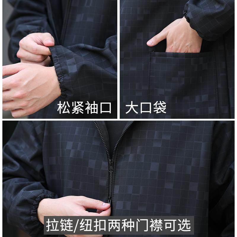 2025新款加肥加绒大褂罩衣耐磨长袖工作服防水油家用围裙干活外套,淘宝优惠券,粉丝福利购,淘宝优惠卷